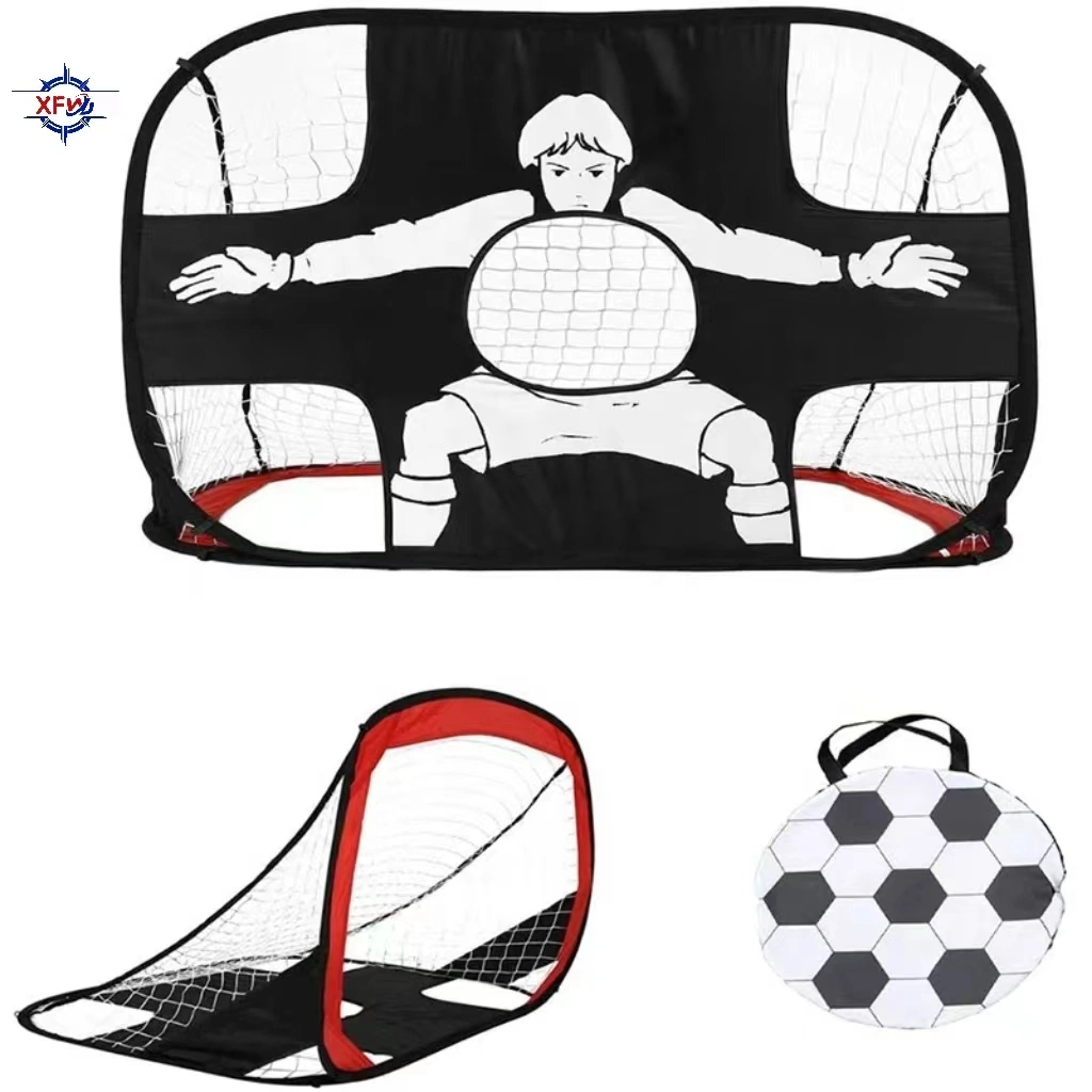 Sports 2 in 1 Pop up Soccer Goal Portable Football Training Equipment